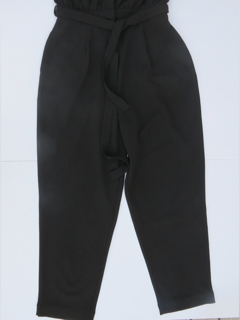 Ricki’s Black Short Sleeve Jumpsuit with Belt - Picture 3 of 3